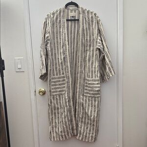 Universal Thread Striped Kimono Duster